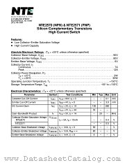 NTE2571 datasheet pdf NTE Electronics