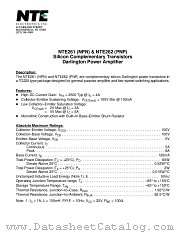 NTE262 datasheet pdf NTE Electronics