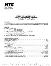 NTE264 datasheet pdf NTE Electronics