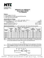 NTE5013T1 datasheet pdf NTE Electronics