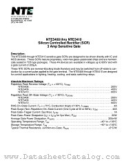 NTE5409 datasheet pdf NTE Electronics