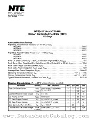 NTE5418 datasheet pdf NTE Electronics