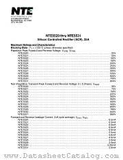 NTE5530 datasheet pdf NTE Electronics
