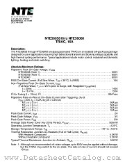 NTE56059 datasheet pdf NTE Electronics