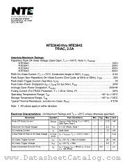 NTE5642 datasheet pdf NTE Electronics