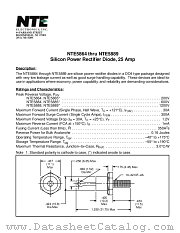 NTE5884 datasheet pdf NTE Electronics