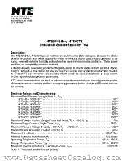 NTE6065 datasheet pdf NTE Electronics