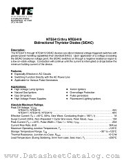 NTE6417 datasheet pdf NTE Electronics