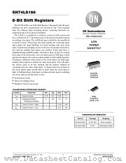 SN74LS166MR1 datasheet pdf ON Semiconductor
