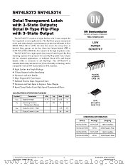 SN74LS373DWR2 datasheet pdf ON Semiconductor
