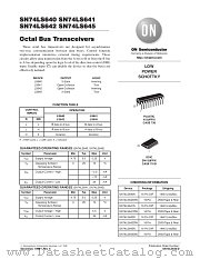 SN74LS640MR1 datasheet pdf ON Semiconductor
