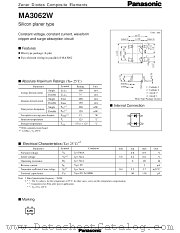 MAZ3062X datasheet pdf Panasonic