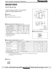 MAZ3075E datasheet pdf Panasonic