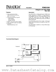 PDM31098SA20SOTY datasheet pdf PARADIGM