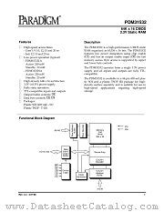 PDM31532SA10SO datasheet pdf PARADIGM
