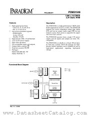 PDM31548SA20TA datasheet pdf PARADIGM