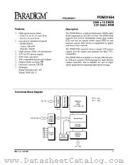 PDM31564SA20SOATR datasheet pdf PARADIGM