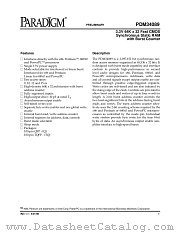 PDM34089SA15QTY datasheet pdf PARADIGM