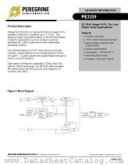 PE3339-11 datasheet pdf Peregrine Semiconductor