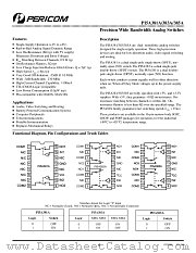 PI5A383AQ datasheet pdf Pericom Technology