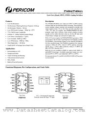 PS4066EPD datasheet pdf Pericom Technology