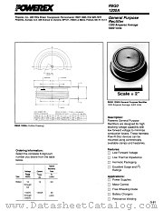 R9G03012 datasheet pdf Powerex Power Semiconductors