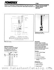 T700183004BY datasheet pdf Powerex Power Semiconductors