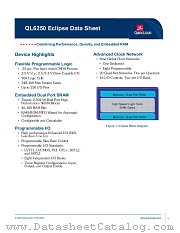 QL6250-4PT280I datasheet pdf QuickLogic