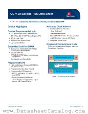 QL7120-5PS484I datasheet pdf QuickLogic