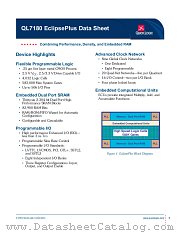 QL7180-6PS484I datasheet pdf QuickLogic