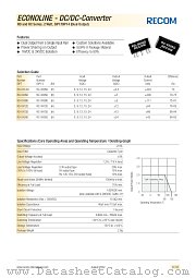 RC-2409DH datasheet pdf Recom International Power