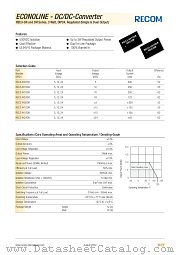 REC3-1205DR datasheet pdf Recom International Power