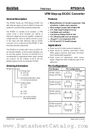 RT9261A-36CB datasheet pdf RichTek