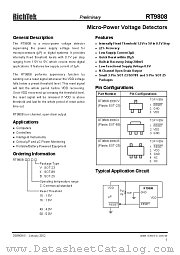 RT9808-23CV datasheet pdf RichTek