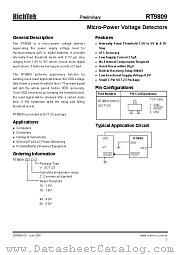 RT9809-31CV datasheet pdf RichTek