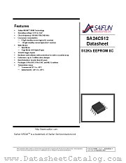 SA24C512LZMWFX datasheet pdf Saifun Semiconductors