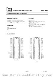 SM7346 datasheet pdf SamHop Microelectronics Corp.