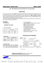 KM44C4003CK-5 datasheet pdf Samsung Electronic
