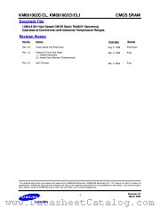 KM681002CJI-10 datasheet pdf Samsung Electronic