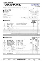 GCA150AA120 datasheet pdf SanRex