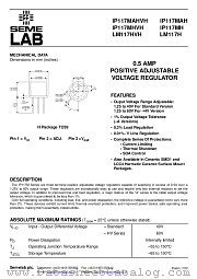 LM117H-BS datasheet pdf SemeLAB