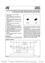 LD2981ABU25TR datasheet pdf SGS Thomson Microelectronics