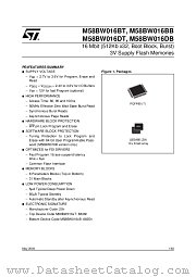 M58BW016BT100T6T datasheet pdf SGS Thomson Microelectronics