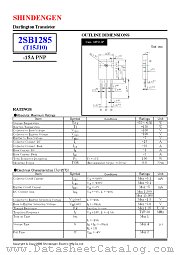 2SB1285 datasheet pdf Shindengen