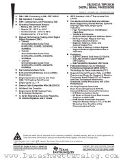 SM320C40HFHM33 datasheet pdf Texas Instruments