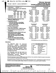 TMS44400-80DGA datasheet pdf Texas Instruments