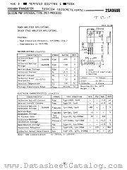 2SA968B datasheet pdf TOSHIBA