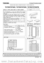 TC74HCT373AFN datasheet pdf TOSHIBA