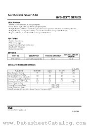 UVB-57173HR datasheet pdf Unity Opto Technology