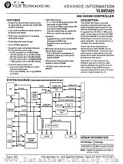 VL82C425-FC datasheet pdf VLSI Vision Limited